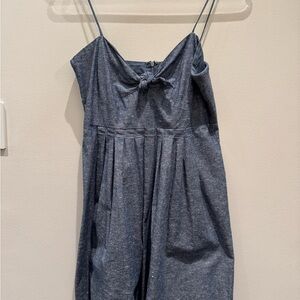 Madewell - Blue / Deniem Spaghetti Strap Dress Size 6
